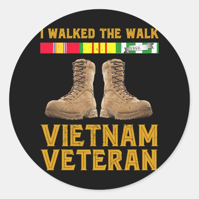 Adesivo Vietnam War Vietnam Veteran Us Veterans Day 185 (Frente)