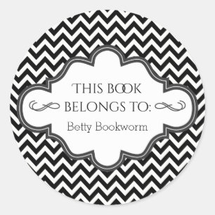Adesivo Vigas personalizadas Libris ex do Bookplate da