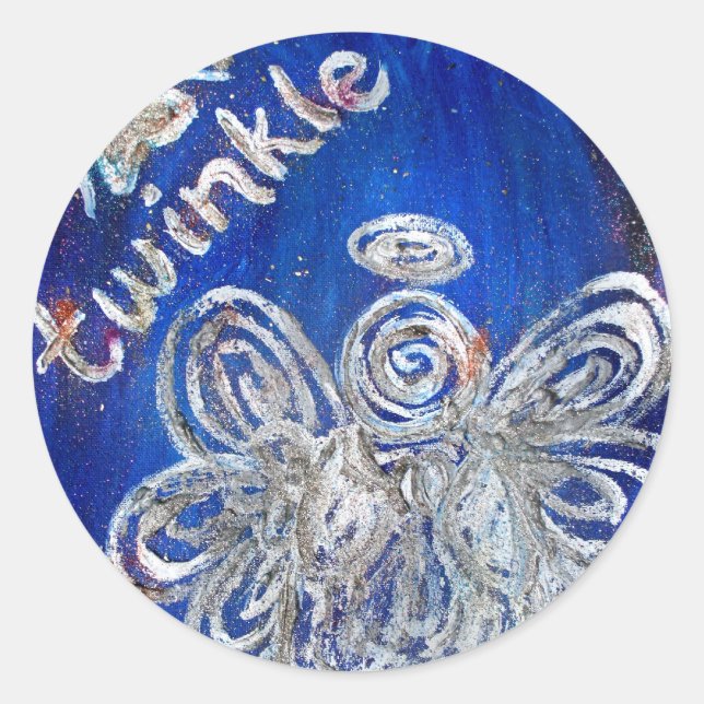 Adesivo Vigias Personalizadas de Arte do Anjo do Guardian  (Frente)