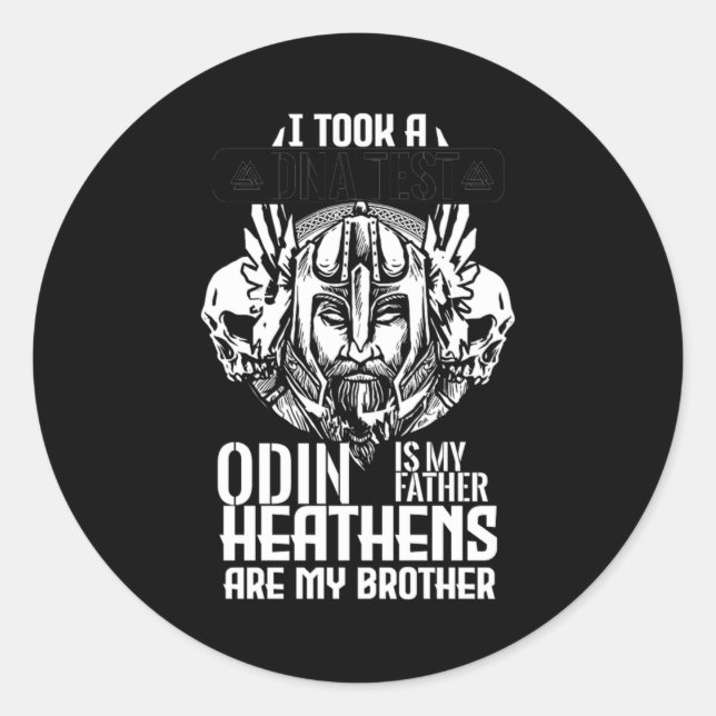 Adesivo Viking DNA Gueror Norse Mythology Valhalla Gift (Frente)