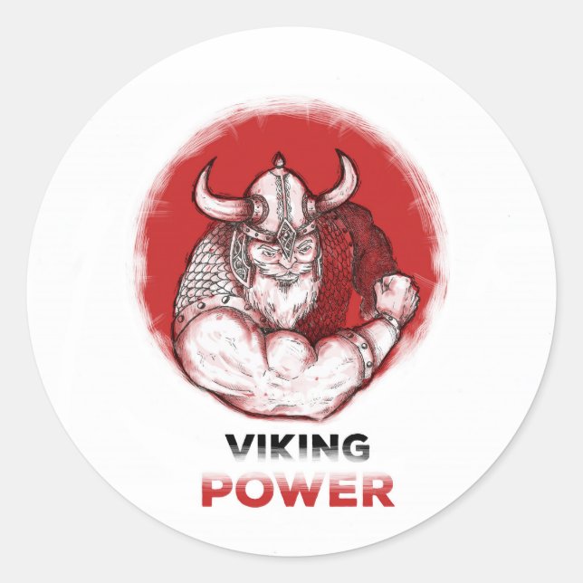 Adesivo viking power (Frente)