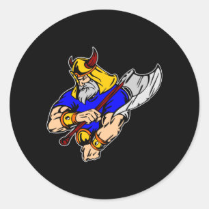 Adesivo Viking preto que Praying
