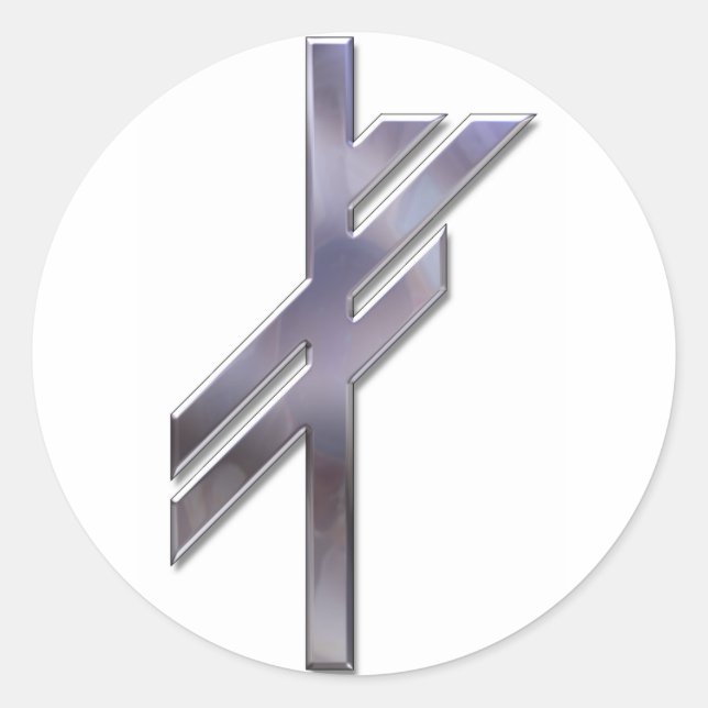 Adesivo Viking Rune-luck (Frente)