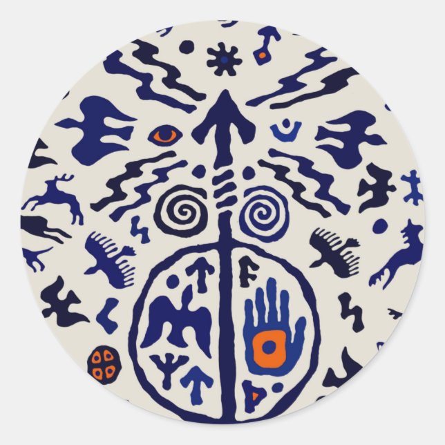 Adesivo Viking Shaman Ritual Talisman (Frente)