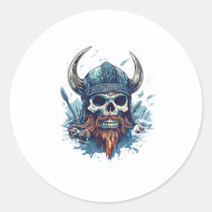 Adesivo Viking Skull Berserker