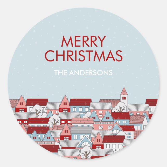 Adesivo Village Holiday Stickers (Frente)