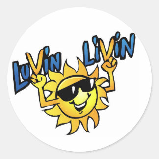 Adesivo Vílula Gráfica Sun Luvin Livin
