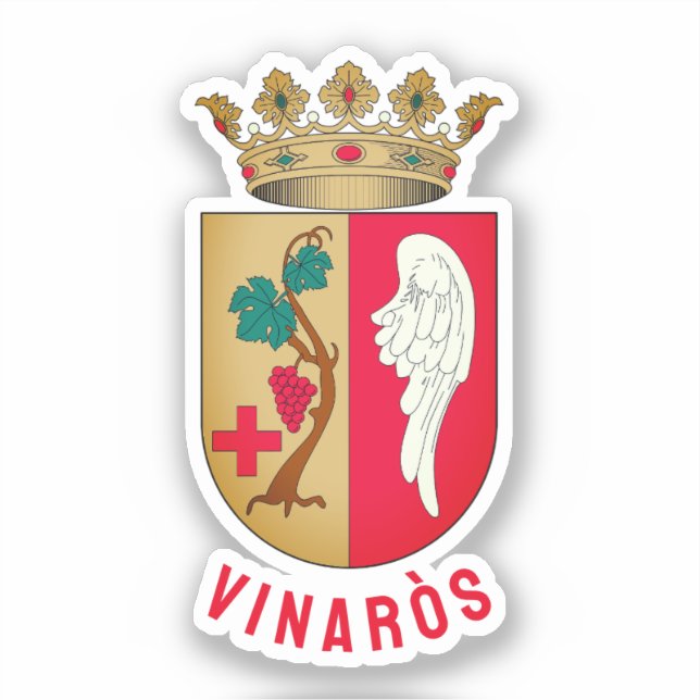 Adesivo Vinaròs Casaco de armas (Frente)