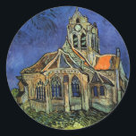 Adesivo Vincent van Gogh - A Igreja em Auvers<br><div class="desc">A Igreja de Auvers (1890) de Vincent van Gogh é uma pintura religiosa de Apos impressionismo fino e arquitetônica. Uma mulher caminhando em direção à capela da vila com belas janelas de vidro manchado. Uma cena de arquitetura diária. Sobre o artista: Vincent Willem van Gogh (1853-1890) era um pintor Post...</div>