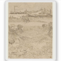 Vincent van Gogh - Arles View dos Wheatfields