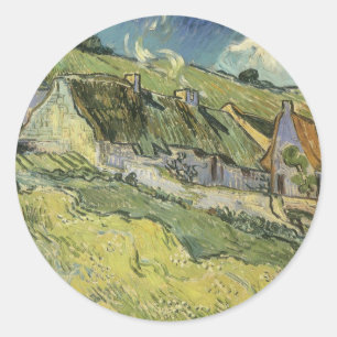 Adesivo Vincent van Gogh - Cabanas de Palha