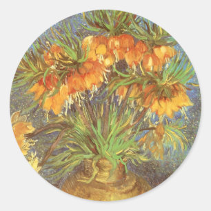 Adesivo Vincent van Gogh - Fritilárias em um Vaso de Cobre