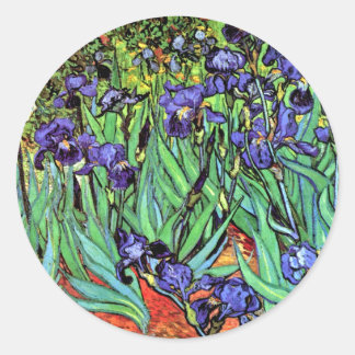Adesivo Vincent Van Gogh - Íris - Amante de Flores Arte Fi