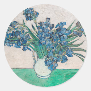 Adesivo vincent van gogh irises pintura