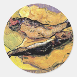 Adesivo Vincent Van Gogh - Natureza Morta Bloaters Arte Fi