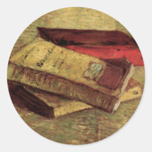 Adesivo Vincent van Gogh - Natureza-morta com Três Livros
