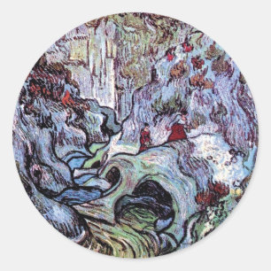 Adesivo Vincent Van Gogh - O Desfiladeiro (Les Peiroulets)