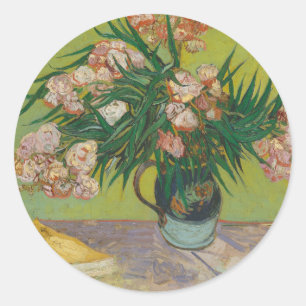 Adesivo Vincent Van Gogh Oleander pintura em flor