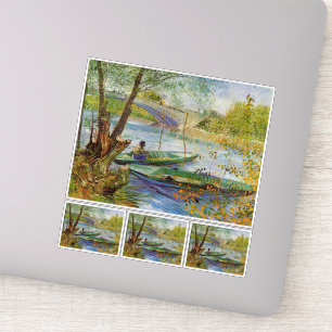 Adesivo Vincent Van Gogh, pescando na Primavera