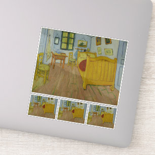 Adesivo Vincent Van Gogh, quarto de cama em Arles, 1rua ve