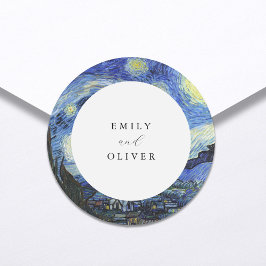 Adesivo Vincent Van Gogh Starry Night Weding