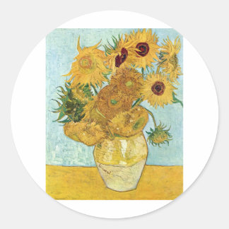 Adesivo Vincent Van Gogh Sunflower