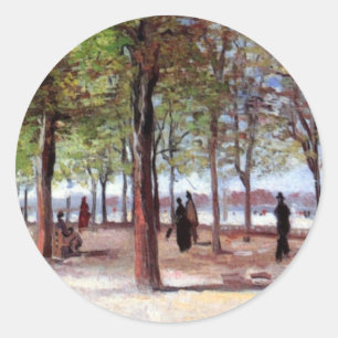 Adesivo Vincent Van Gogh - Terraço no Jardim de Luxemburgo