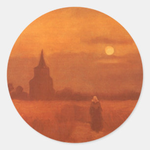 Adesivo Vincent van Gogh - Torre Antiga nos Campos