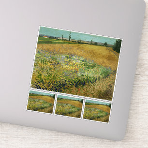 Adesivo Vincent Van Gogh, Wheatfield, Korenveld