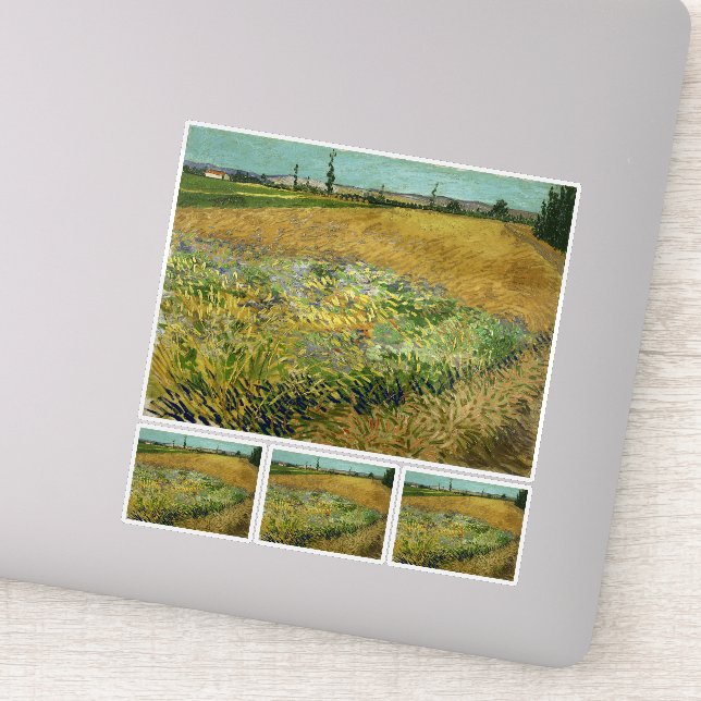 Adesivo Vincent Van Gogh, Wheatfield, Korenveld (Detalhe)