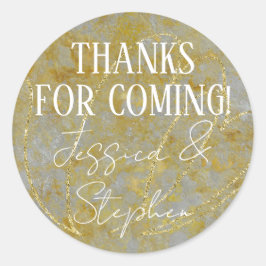 Adesivo Vinculação Elegante de Prata de Casamento