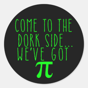 Adesivo Vindo ao lado do Dork. We've obteve o Pi