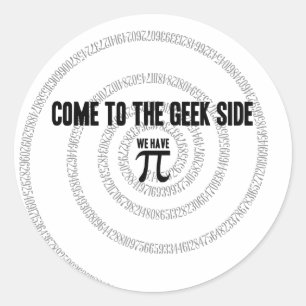 Adesivo Vindo ao lado do geek para a decoração do Pi