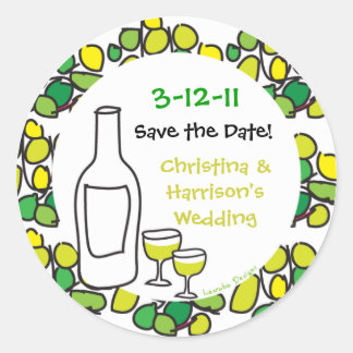 Adesivo Vineyard Wedding Salve os Stickers