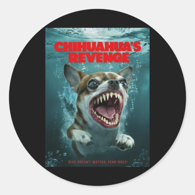Adesivo Vingança de Chihuahua (Frente)