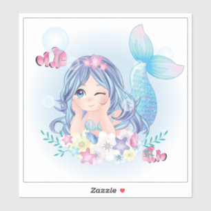 ADESIVO VINHA DE CORTE PERSONALIZADA: CUTA MERMAID