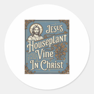 Adesivo Vinha de Planta de Casa de Jesus Em Cristo Jesus P