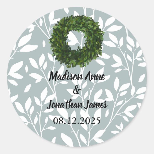 Adesivo Vinha Floral Simples Sai Do Casamento (Frente)