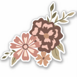 Adesivo Vinhas Florais Naturais De Flor De Motif