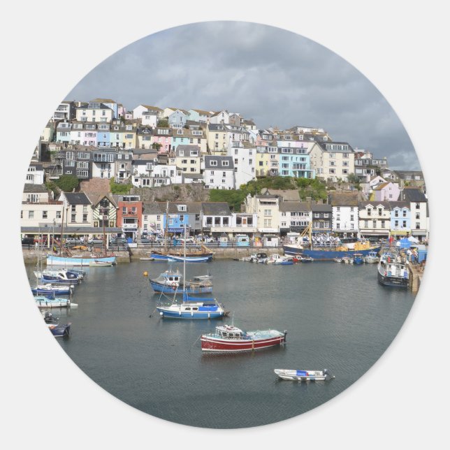 Adesivo Vinheiros da Baía de Brixham (Frente)