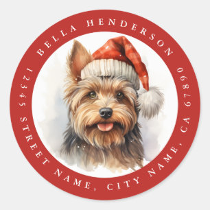Adesivo Vinheiros da Ronda de Terrier de Yorkshire de Nata