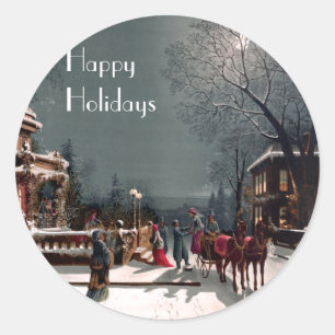 Adesivo Vinheiros do Partido do Natal Vitoriano