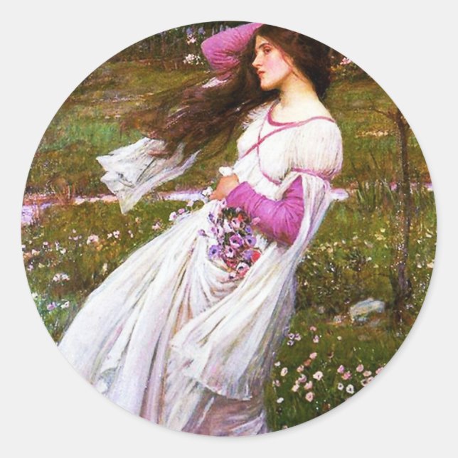 Adesivo Vinheiros para flores da Waterhouse (Frente)