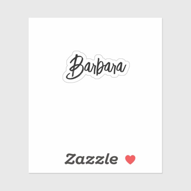 Adesivo Vinheta à prova d'água com nome personalizado cor- (Folha)