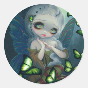 Adesivo Vinheta "Absinthe Butterflies"