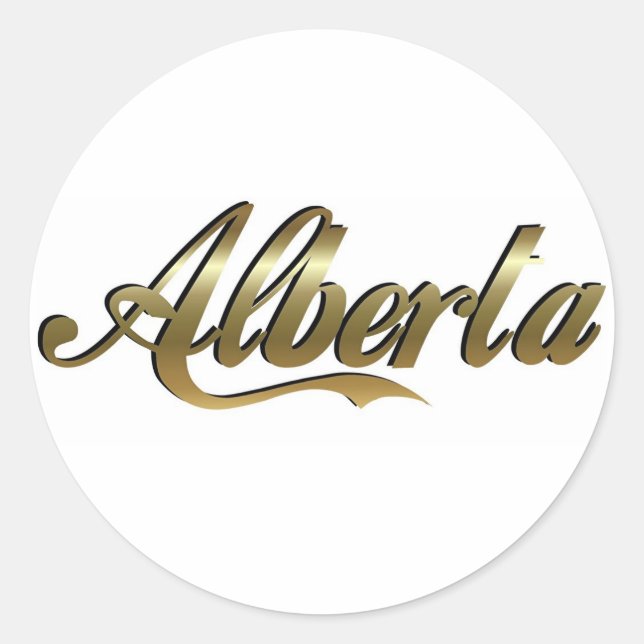 Adesivo Vinheta Alberta (Frente)