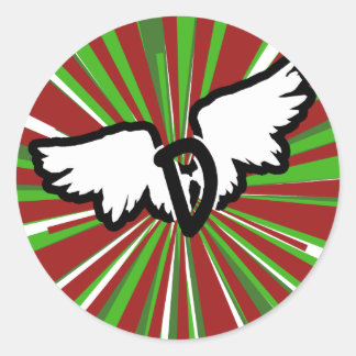 Adesivo Vinheta-Alvo Colorido D-Wings