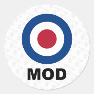 Adesivo Vinheta-Alvo de 60 Mod