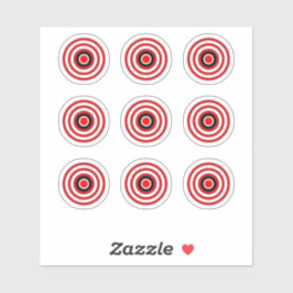 Adesivo Vinheta-alvo de Design da Máquina Pinball TZ Bulls