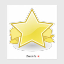 Vinheta amarela/Dourada estelar e banner